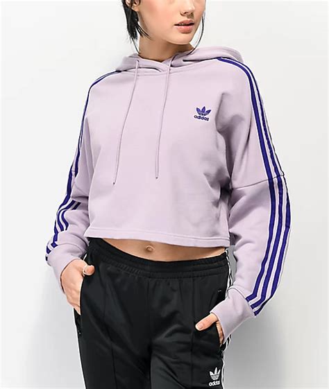 sudadera adidas morada mujer